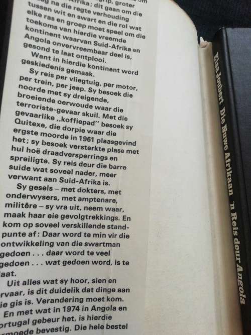 Die Nuwe Afrikaan: `n Reis deur Angola / Elsa Joubert