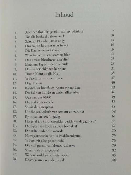 Alles behalwe die geheim van my whiskies / Rachelle Greeff