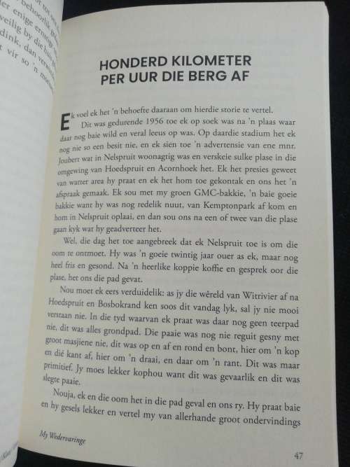 My Wedervaringe / J. R. (Koos) Venter
