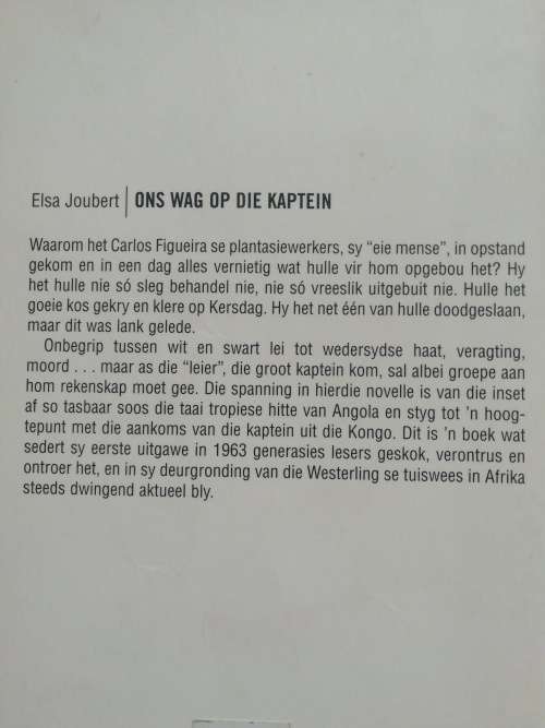 Ons wag op die Kaptein / Elsa Joubert