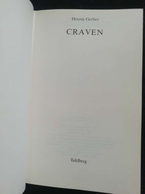 CRAVEN / Hennie Gerber