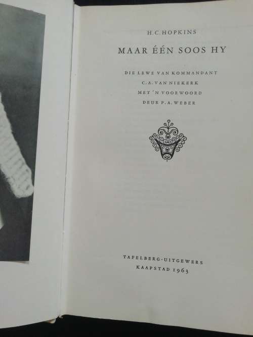 MAAR EEN SOOS JY / H. C. HOPKINS