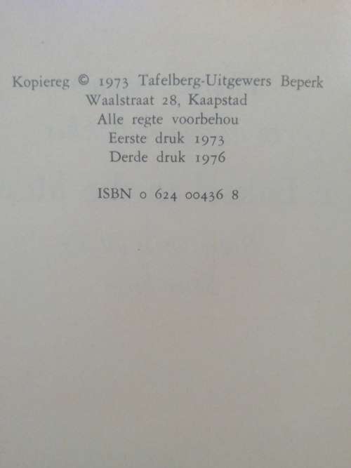 `n Baksel in die More / Hennie Aucamp
