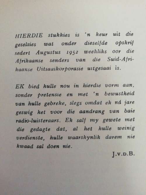 OOK DIE KLEIN DINGETJIES / J. VAN DER BERG