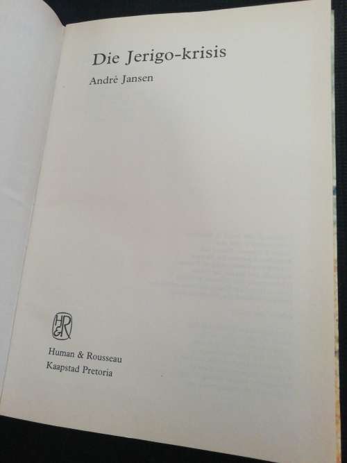 DIE JERIGO-KRISIS / Andre Jansen
