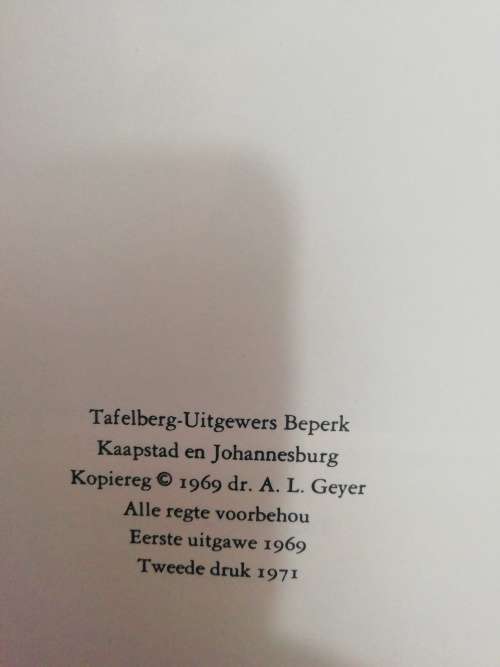 VIERJAAR in HIGHVELD / dr. A. L. Geyer