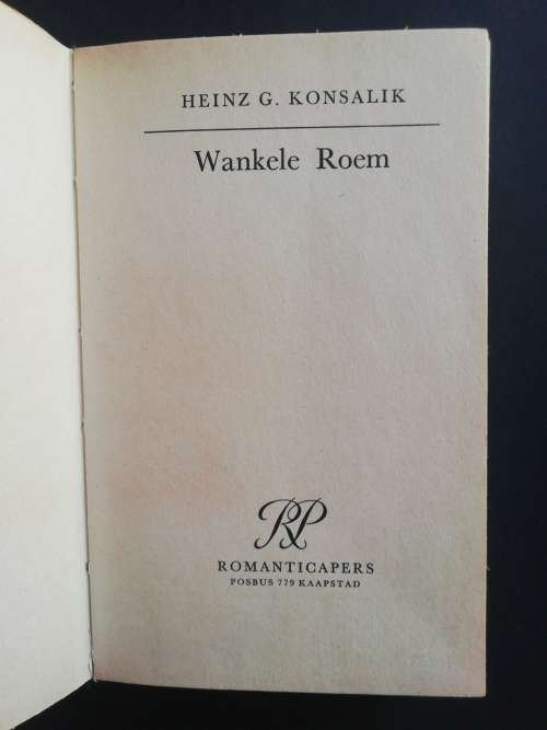 Wankele Roem / KONSALIK