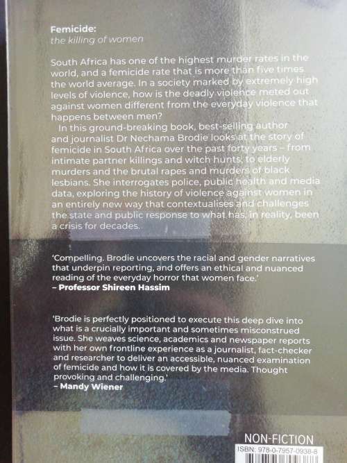 FEMICIDE IN SOUTH AFRICA / Nechama Brodie