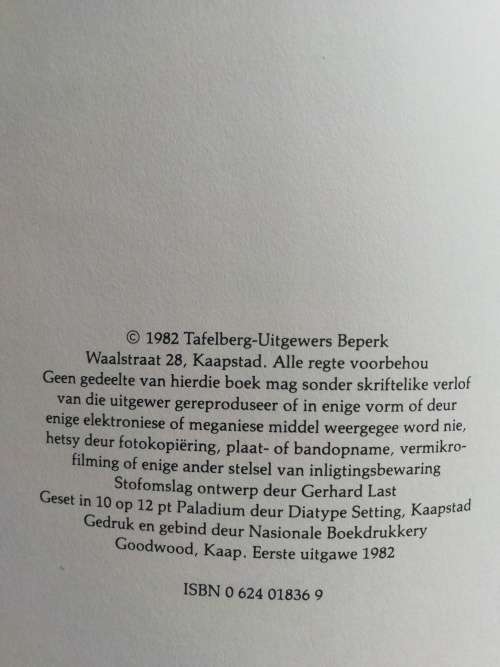 In die stroomvernellings / F. E. O`Brien Geldenhuys