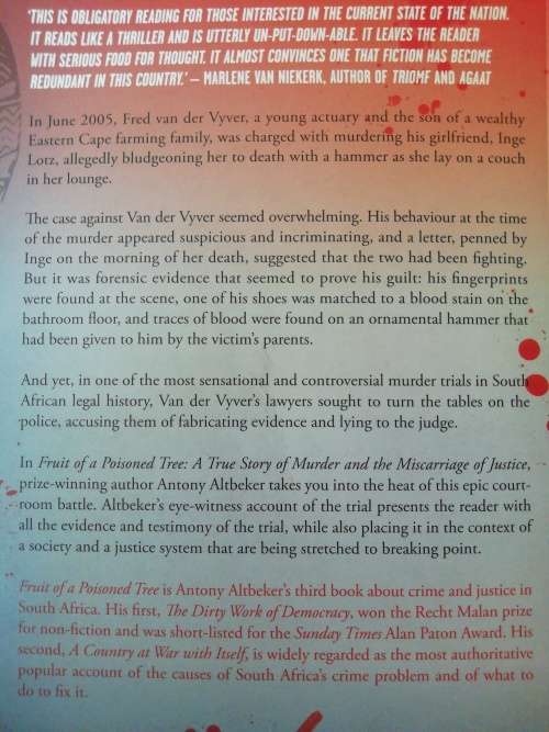 Fruit of a Poisoned Tree  /  Antony Altbeker