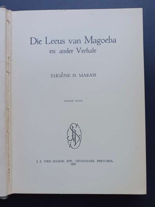 Die LEEUS van MAGOEBA / Eugene N. Marais