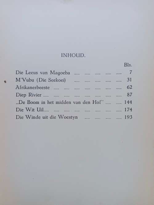 Die LEEUS van MAGOEBA / Eugene N. Marais