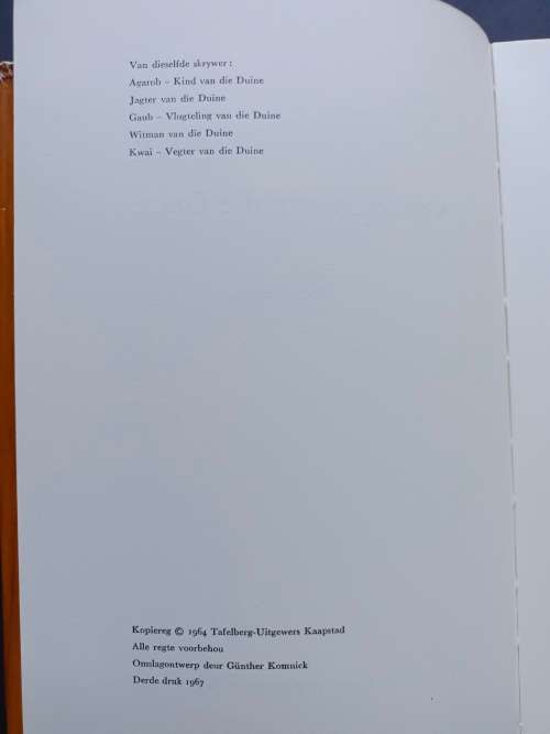 VONK Vondelinge van die duine / Jan J. van der Post