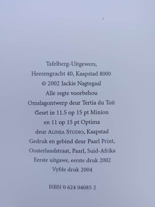 Daar`s Vis in die Punch /  Jackie Nagtegaal