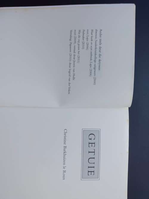 Getuie / Christine Barkhuizen Le Roux