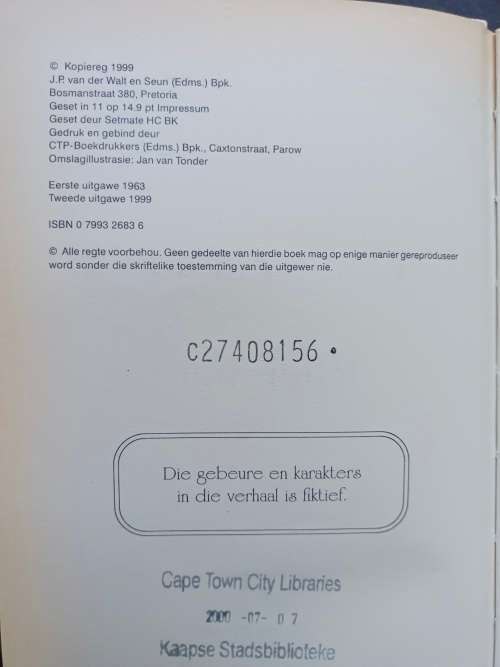 Donker Skadu`s oor Rheinheim / Toek Blignaut