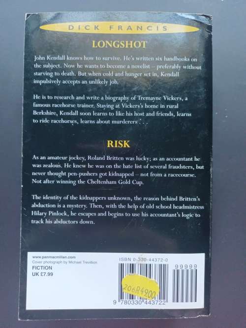LONGSHOT RISK  /  DICK FRANCIS (Omnibus)