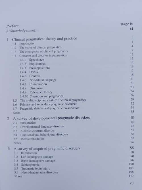 Clinical Pragmatics / Louise Cummings (Cambridge)