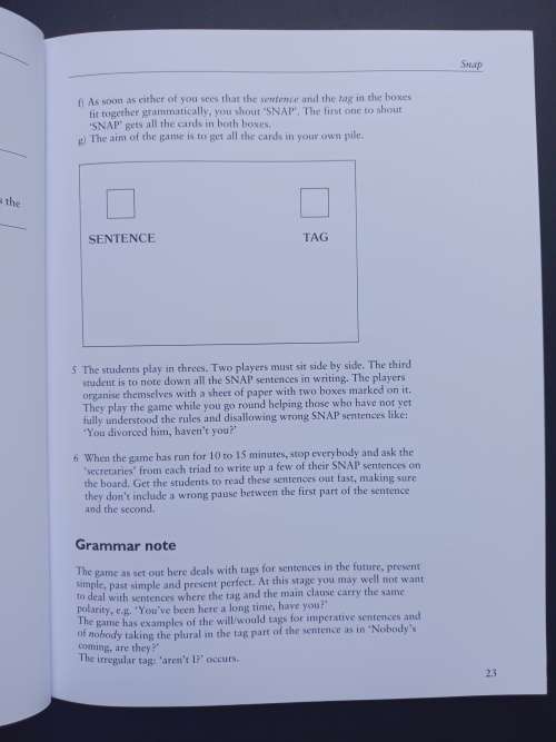 GRAMMAR GAMES: Cognitive, affective and drama activities  / Mario Rinvolucri (Cambridge)