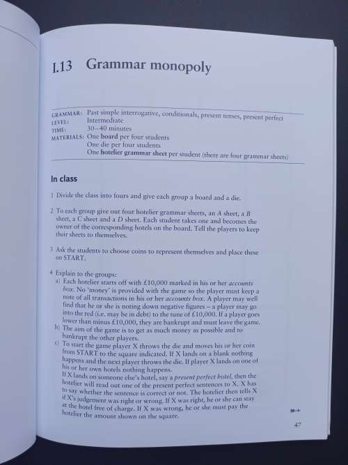 GRAMMAR GAMES: Cognitive, affective and drama activities  / Mario Rinvolucri (Cambridge)