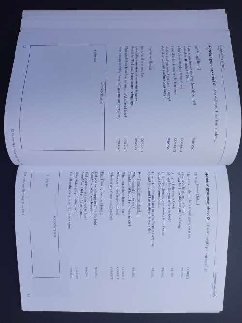 GRAMMAR GAMES: Cognitive, affective and drama activities  / Mario Rinvolucri (Cambridge)