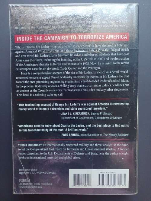 BIN LADEN THE MAN WHO DECLARED WAR ON AMERICA / YOSSEF BODANSKY