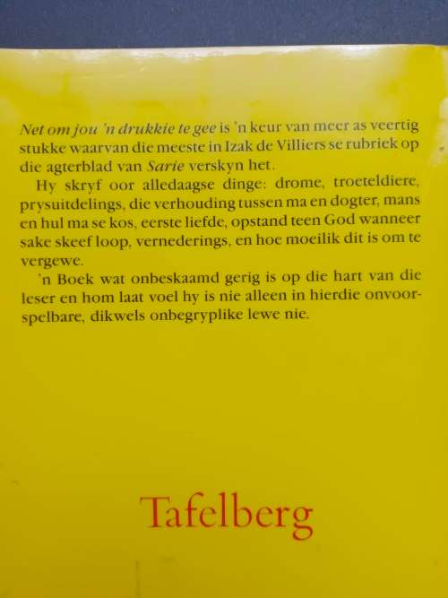 Net om jou `n drukkie te gee / I .L. de Villiers