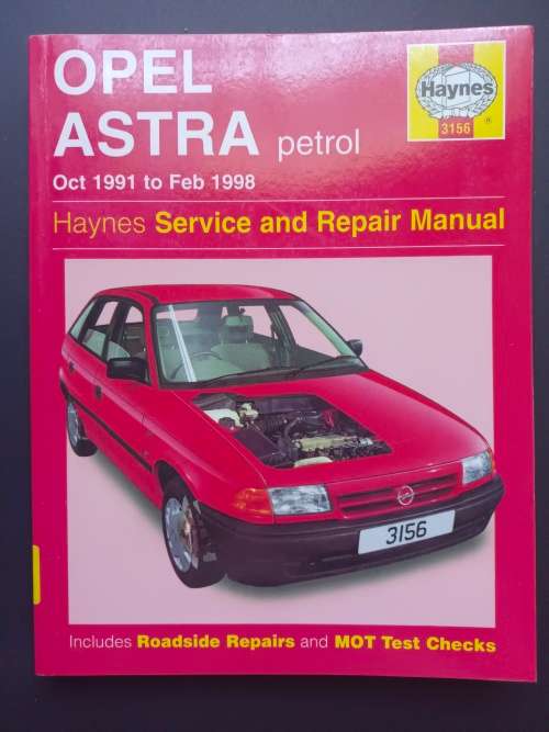 OPEL ASTRA petrol Oct 1991 to Feb 1998 / Haynes