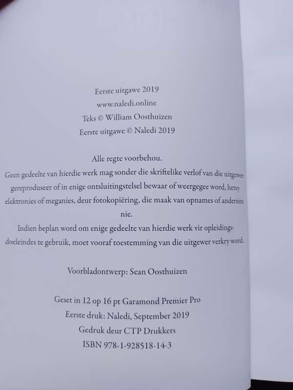 DIE DAME MET DIE HONDJIE / WILLIAM OOSTHUIZEN