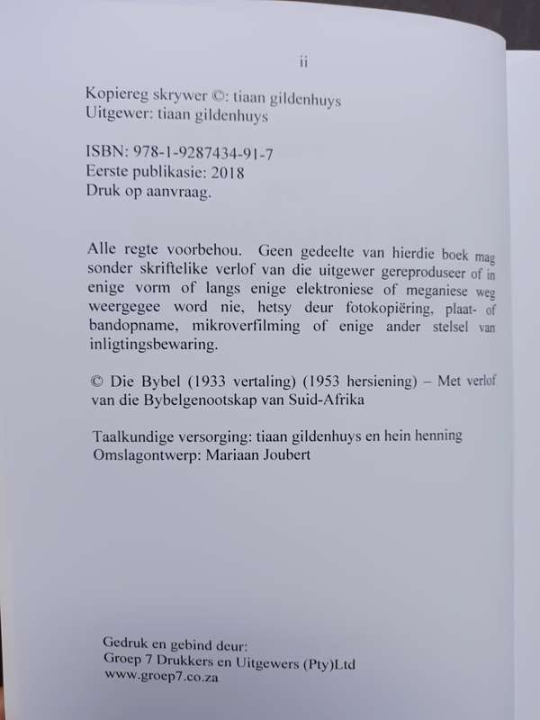 DIE WEGRAPING VAN DIE GELOWIGES(Waar of Vals?) / Tiaan Geldenhuys