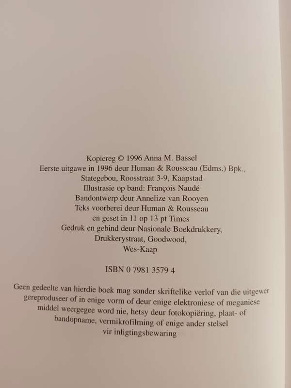 Die Donker Kind / Anna M Louw