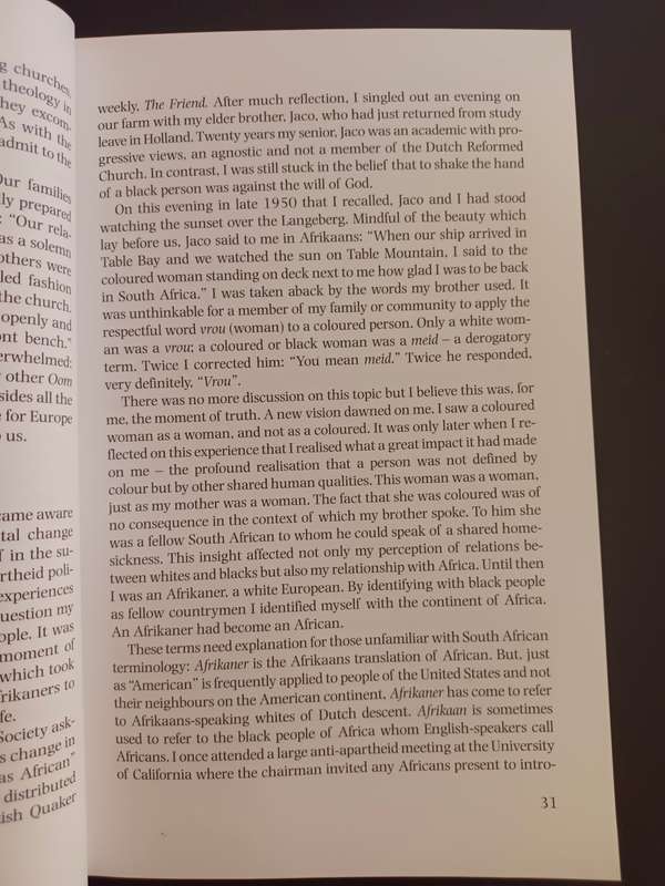 Peacemaking in South Africa: A Life in Conflict Resolution / H. W. van der Merwe