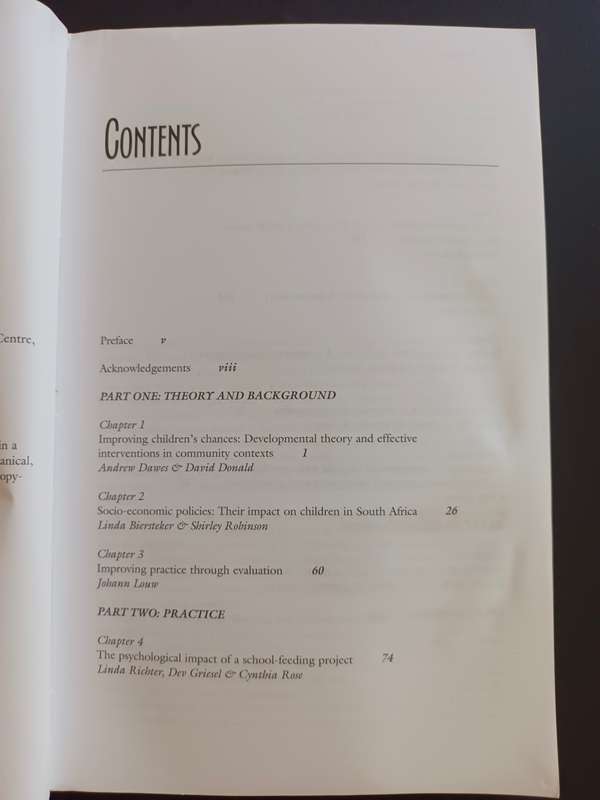 Addressing Childhood Adversity Edited by David Donald, Andrew Dawes & Johann Louw