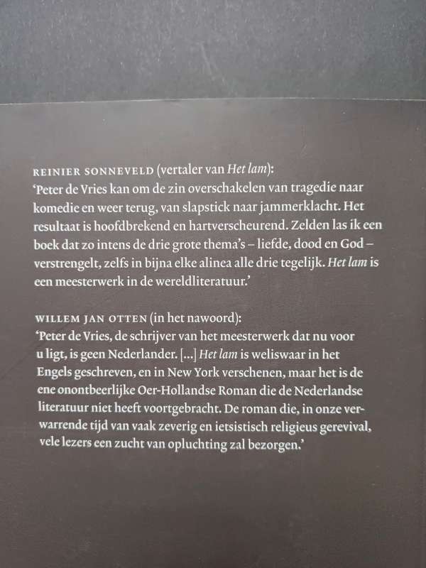 Het lam / Peter de Vries