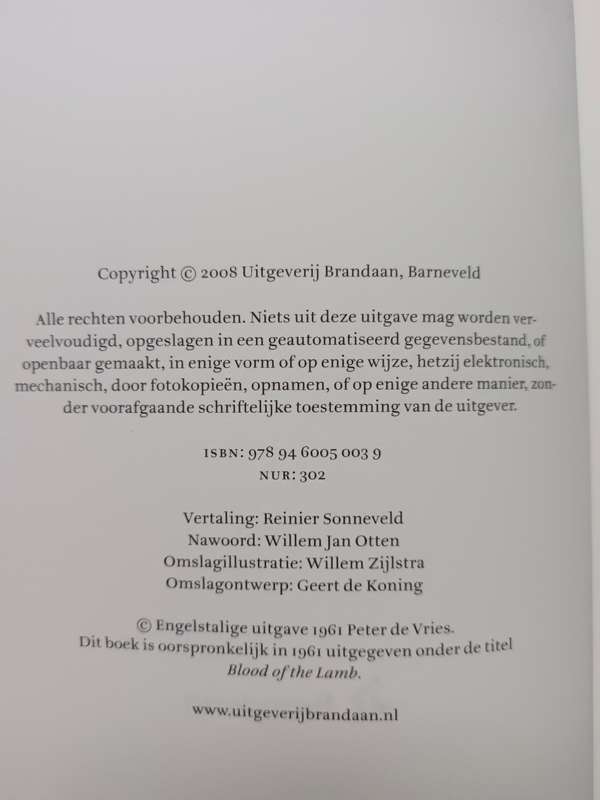 Het lam / Peter de Vries