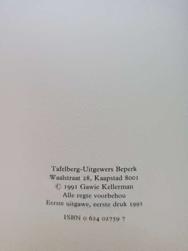 Swart Sendelinge / Gawie Kellerman