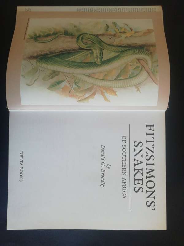 FitzSimons` Snakes of Southern Africa  / Donald G. Broadley