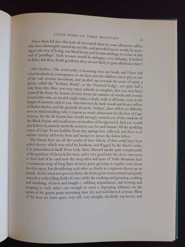 Life at the CAPE A HUNDRED YEARS AGO By a Lady
