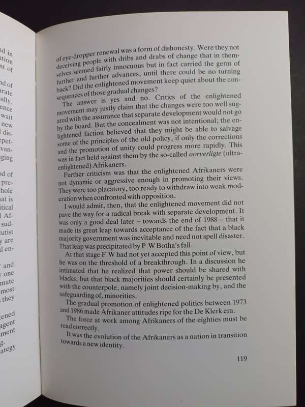 The man in his time: FW de Klerk / Willem de Klerk