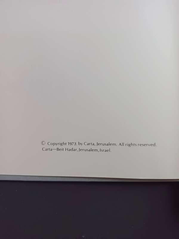 CARTA`s HISTORICAL ATLAS OF JERUSALEM / Dan Bahat
