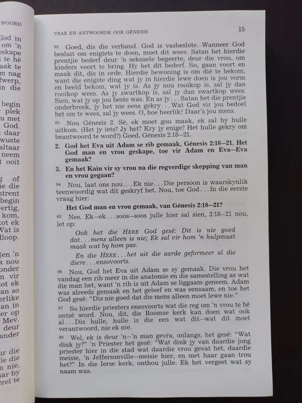 Gedrag Orde Doktrine van die Kerk / William Marrion Branham