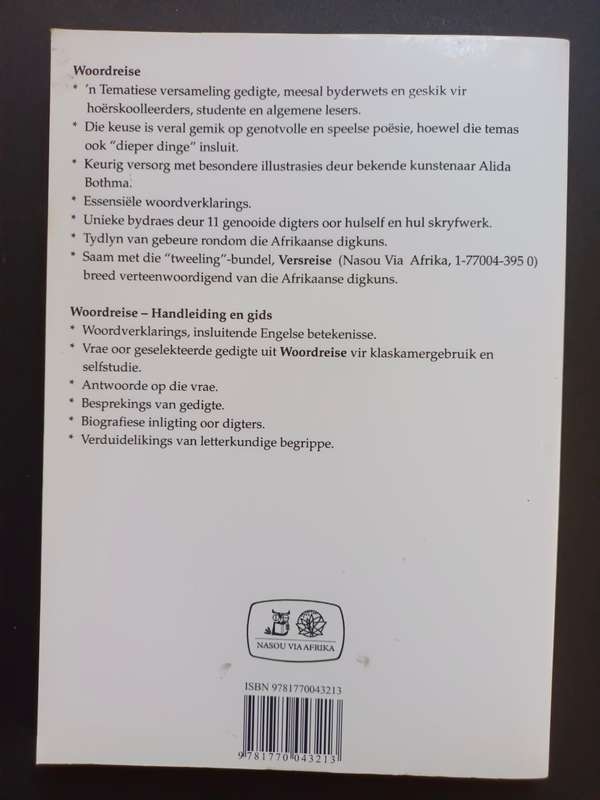 Woordreise: Handleiding en Gids / Alinda Vermaak