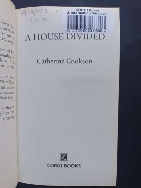 A House Divided / Catherine Cookson