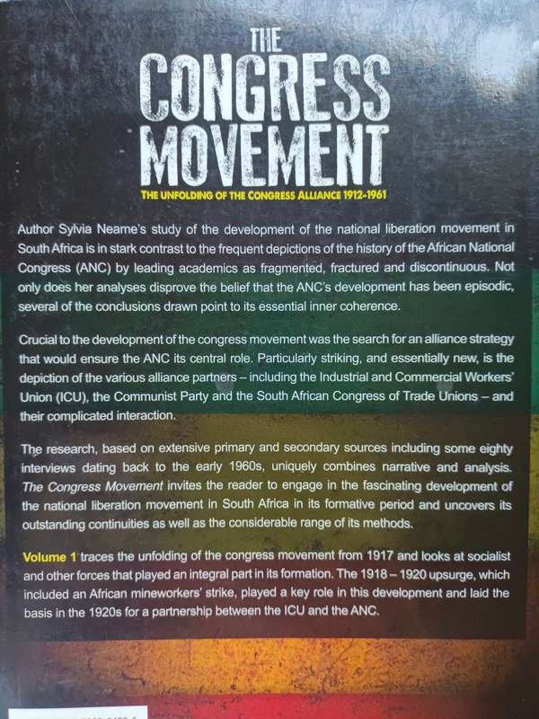 THE CONGRESS MOVEMENT / Sylvia Neame ( Vol. 1/2/3)