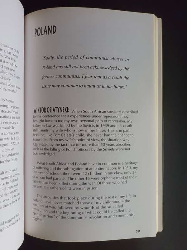 Dealing With the Past: Truth and Reconciliation in South Africa Edited by Alex Boraine....