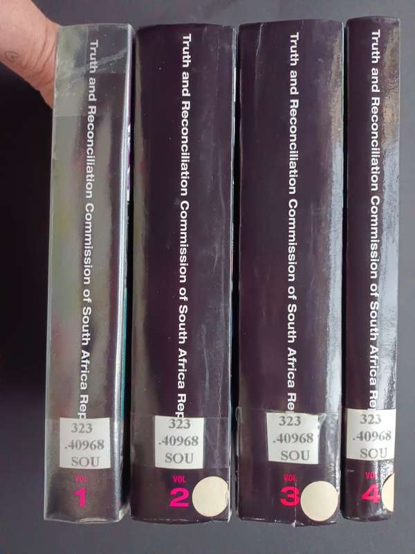 TRUTH AND RECONCILIATION COMMISSION OF SOUTH AFRICA REPORT Vol. 1-4