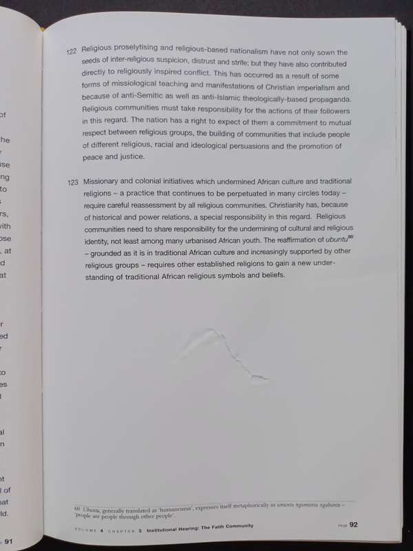 TRUTH AND RECONCILIATION COMMISSION OF SOUTH AFRICA REPORT Vol. 1-4