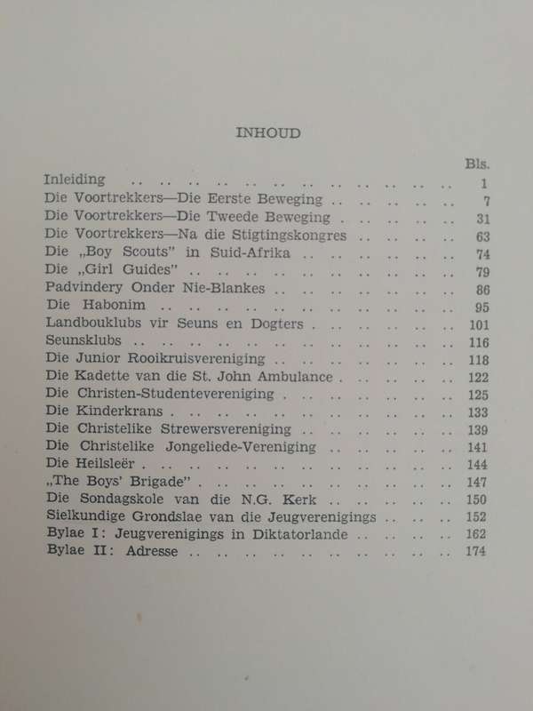 DIE VOORTREKKERS EN ANDER SUID-AFRIKAANSE JEUGVERENIGINGS / J. de V. Heese