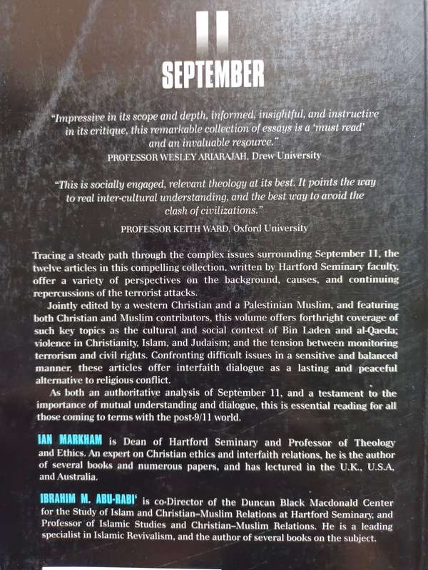 11 SEPTEMBER : Edited by Ian Markham & Ibrahim M. Abu-Rabi