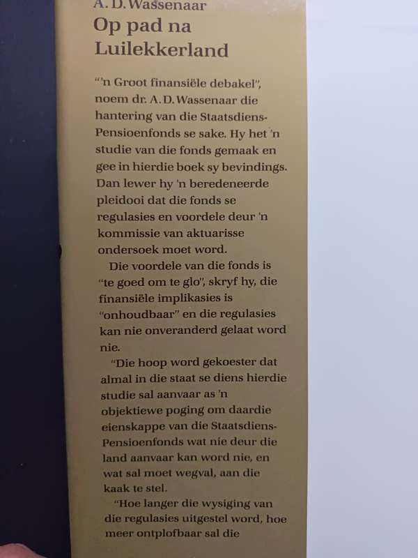 Op Pad Na Luilekkerland / A. D. Wassenaar